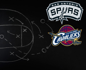 coach blackboards number 1: Cavs e Spurs 