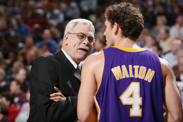 Phil Jackson e Luke Walton 