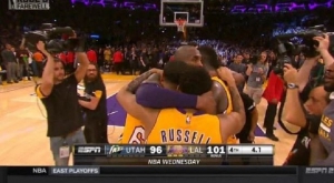 Il commosso saluto dei compagni a Kobe Bryant