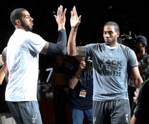 Aldridge e Leonard, protagonisti della grande stagione di San Antonio