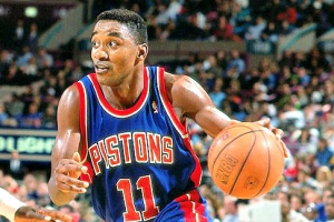 Isiah-Thomas-drives-for-Detroit-Pistons