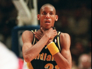 choke-Reggie Miller