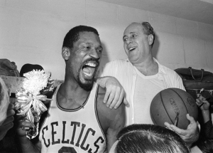 Bill Russell e coach Red Auerbach