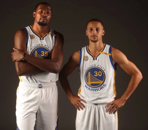 Kevin Durant e Stephen Curry. Si sono viste coppie peggiori...