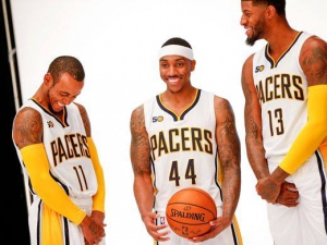 Monta Ellis, Jeff Teague e Paul George