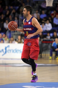 League ACB-ENDESA 2015/2016. Game: 12. FC Barcelona Lassa vs Dominion Bilbao Basket: 66-57. Juan Carlos Navarro.
