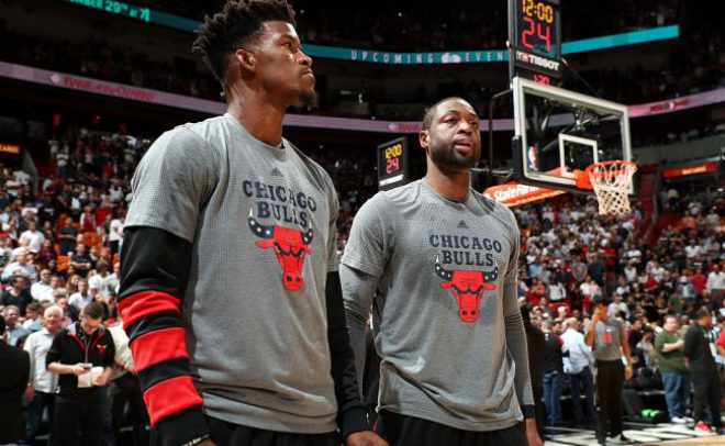 Jimmy Butler e D Wade Chicago Bulls