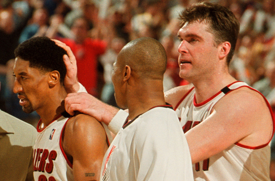 Sabonis e Pippen, Portland Trail Blazers 1999-200
