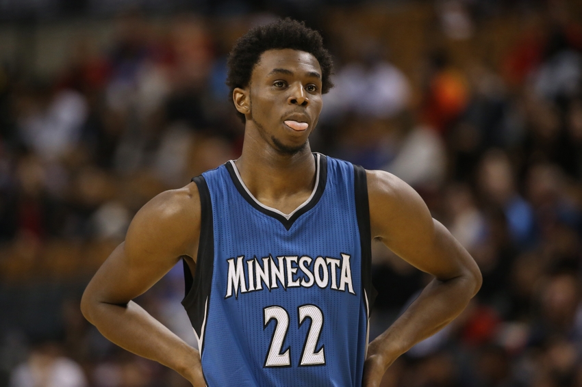 Andrew Wiggins preoccupato per l'andamento dei suoi Wolves