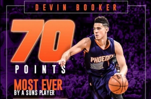 Booker ed i suoi 70 punti