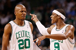 Rajon Rondo e Ray Allen