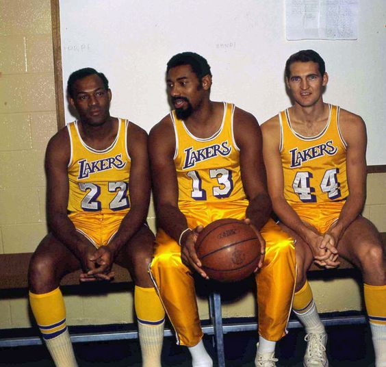 JERRY WEST ELGIN BAYLOR CON WILT
