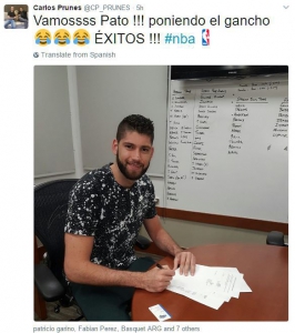 Questa la foto di Garino incriminata