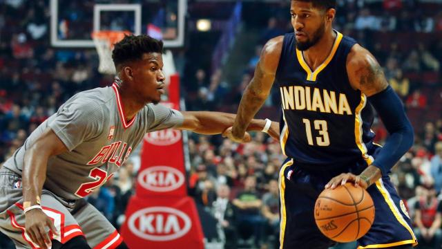 Jimmy Butler e Paul GeorgeJimmy Butler e Paul George