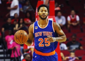 Derrick Rose. Il 2016/17 è stata la sua prima stagione in maglia Knicks