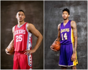 Ben Simmons e Brandon Ingram, le grandi speranze per il rilancio di Sixers e Lakers nel 2016/17