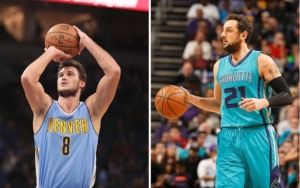 Danilo Gallinari (a sinistra) e Marco Belinelli. Per loro un 2016/17 avaro di soddisfazioni