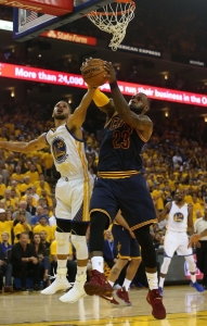Curry e Lebron in game 1