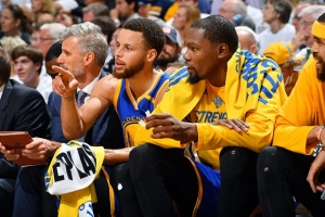 Stephen Curry con KD