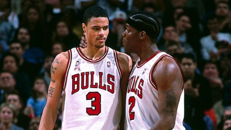 Tyson Chandler e Eddy Curry a colloquio