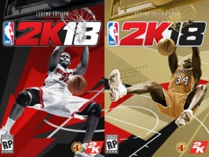 Shaq sulla copertina di NBA2K2018