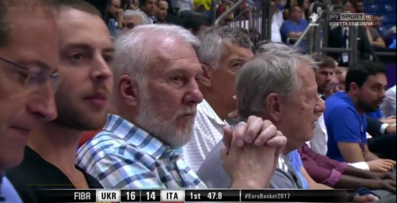 Popovich durante Ucraina-Italia