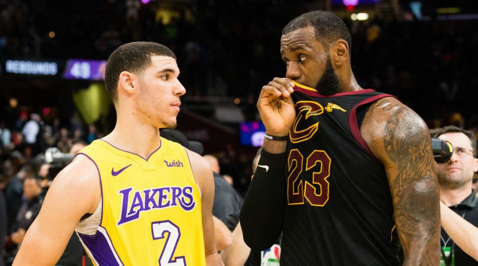 Lakers-LeBron-cavaliers-lakers Lonzo Ball