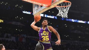 Donovan Mitchell, campione delle schiacciate nell'All-Star Saturday