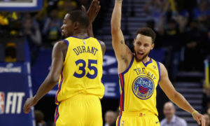 Kevin Durant e Stephen Curry, i due MVP di Golden State