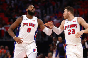 Andre Drummond (#0) e Blake Griffin (#23), nuova coppia di lunghi dei Pistons