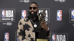 James Harden è l'MVP della regular season 2017/18