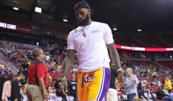LeBron James at Las Vegas Summer League