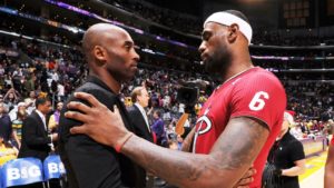 Kobe Bryan and LeBron James