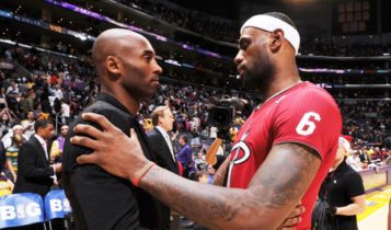 Kobe Bryan and LeBron James