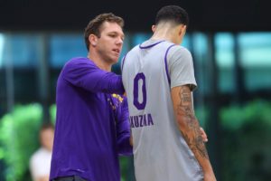 Luke Walton and Kyle Kuzma
