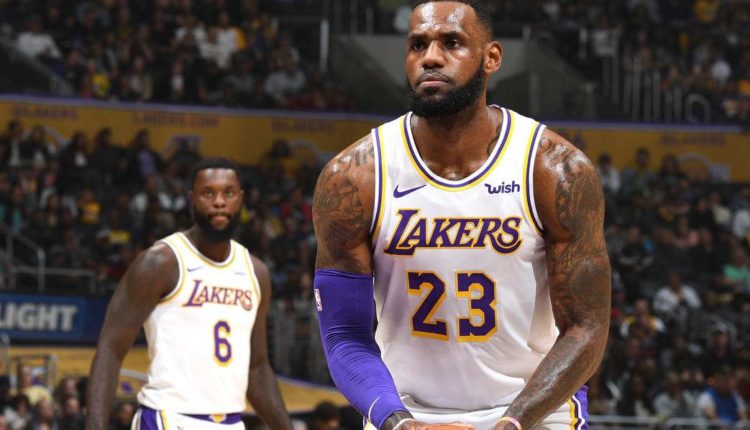 LeBron James, Los Angeles Lakers vs Atlanta Hawks at Staples Center