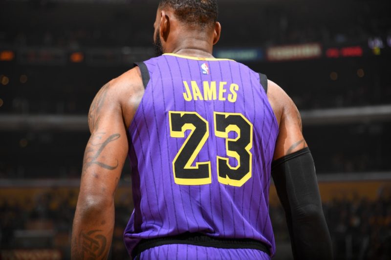 LeBron James, Los Angeles Lakers vs Utah Jazz at STAPLES Center