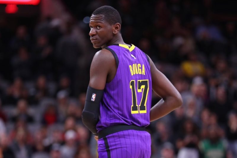 Isaac Bonga, Los Angeles Lakers vs San Antonio Spurs, at AT&T Center