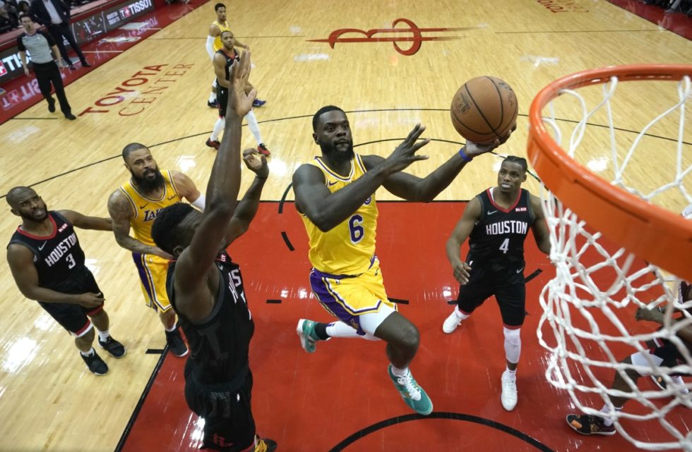 Lance Stephenson, Los Angeles Lakers vs Houston Rockets at Toyota Center