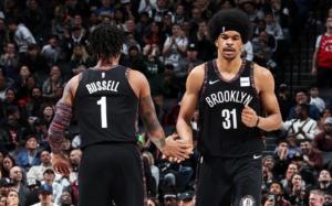 D'Angelo Russell e Jarrett Allen, giovani speranze dei Nets