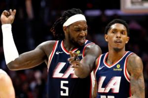 Montrezl Harrell e Lou Williams