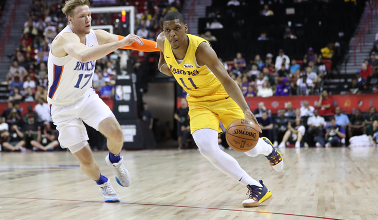 Zach Norvell Jr., New York Knicks vs Los Angeles Lakers