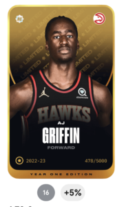 AJ Griffin quotazione Sorare NBA