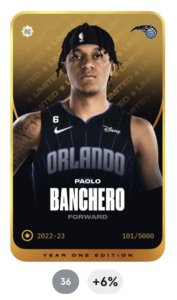 Paolo Banchero Statistiche e costo su Sorare NBA