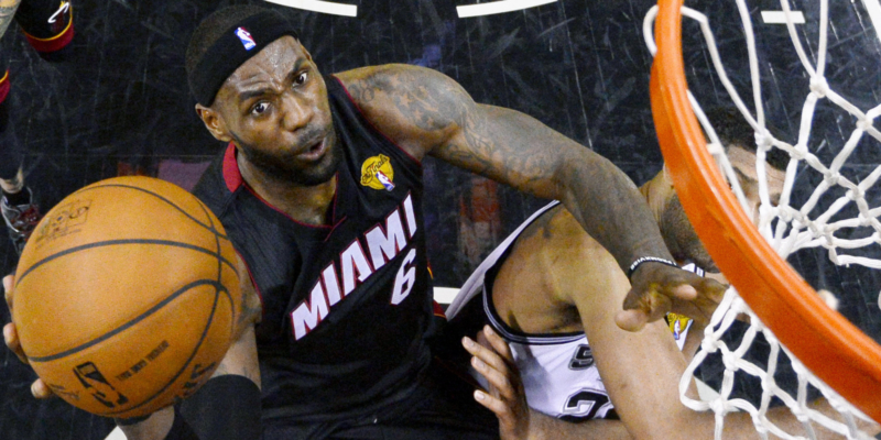 LeBron James top 10 plays