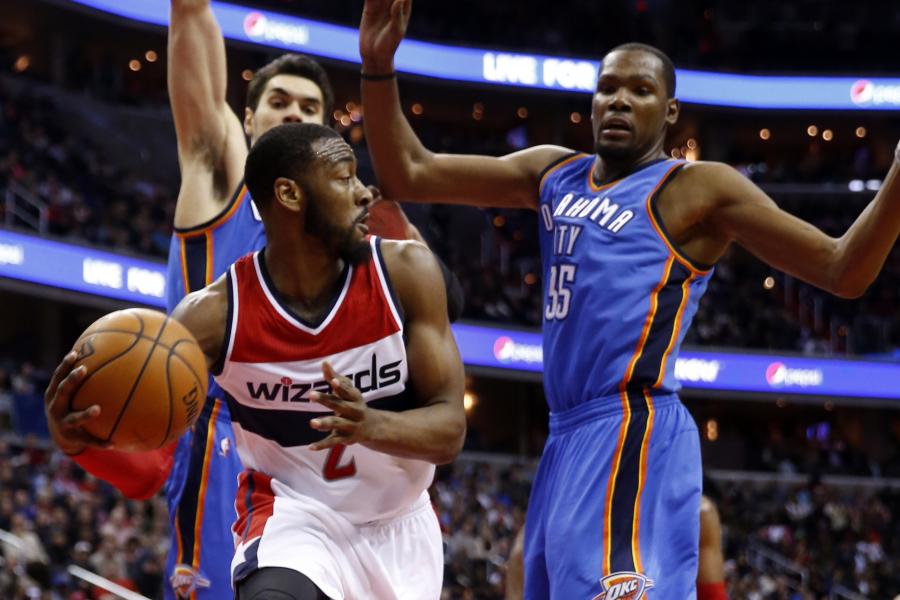 Kevin Durant contro John Wall: futuro insieme?