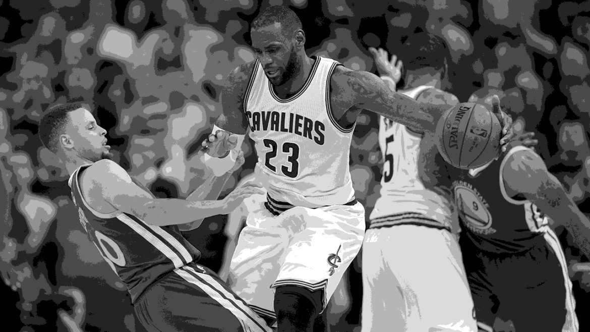 LeBron James Steph Curry Finals game 6