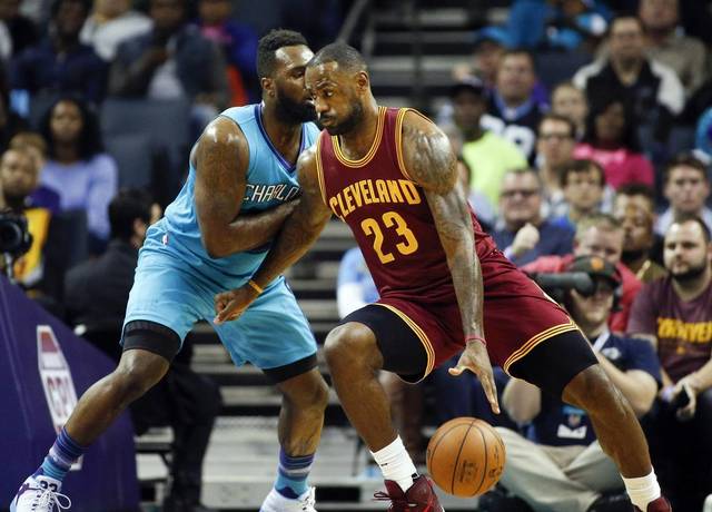 LeBron James Charlotte Hornets vs Cleveland Cavaliers
