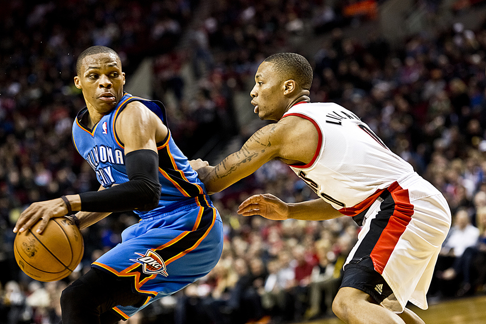 Dame Lillard vs Westbrook