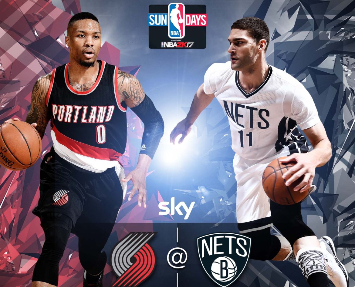 Stats infografica su Trail Blazers vs Nets